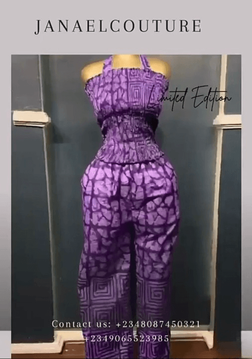 Purple poise look