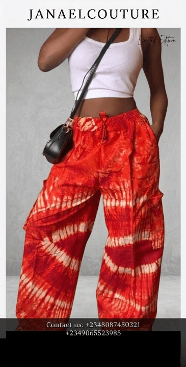 Sunset Tie-Dye Palazzo Janael Couture palazzo trousers